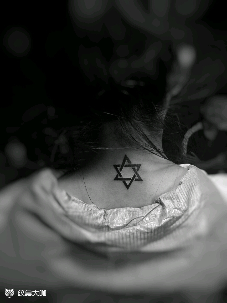 六芒星_纹身图案手稿图片_雕杰的纹身作品集