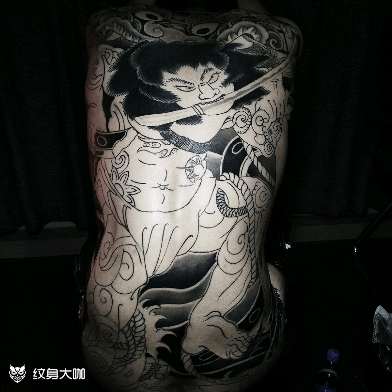 张顺_纹身图案手稿图片_篆魂的纹身作品集