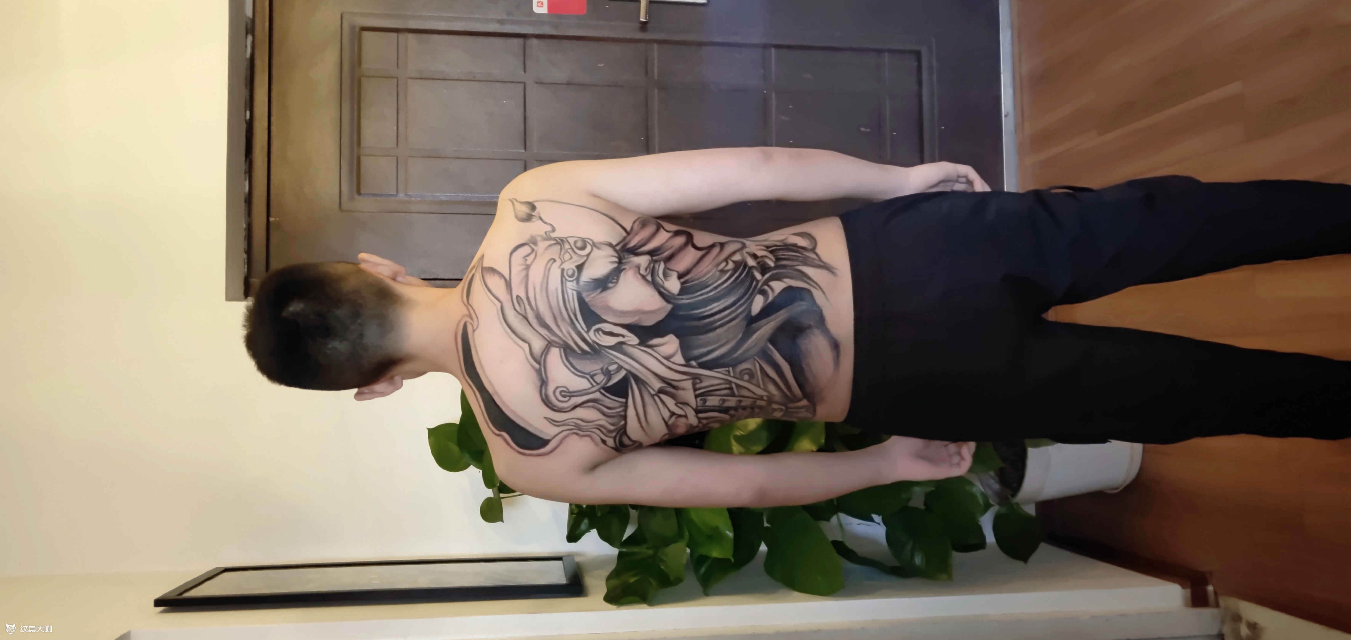 2999元满背关公_纹身图案手稿图片_丁先生的纹身作品集