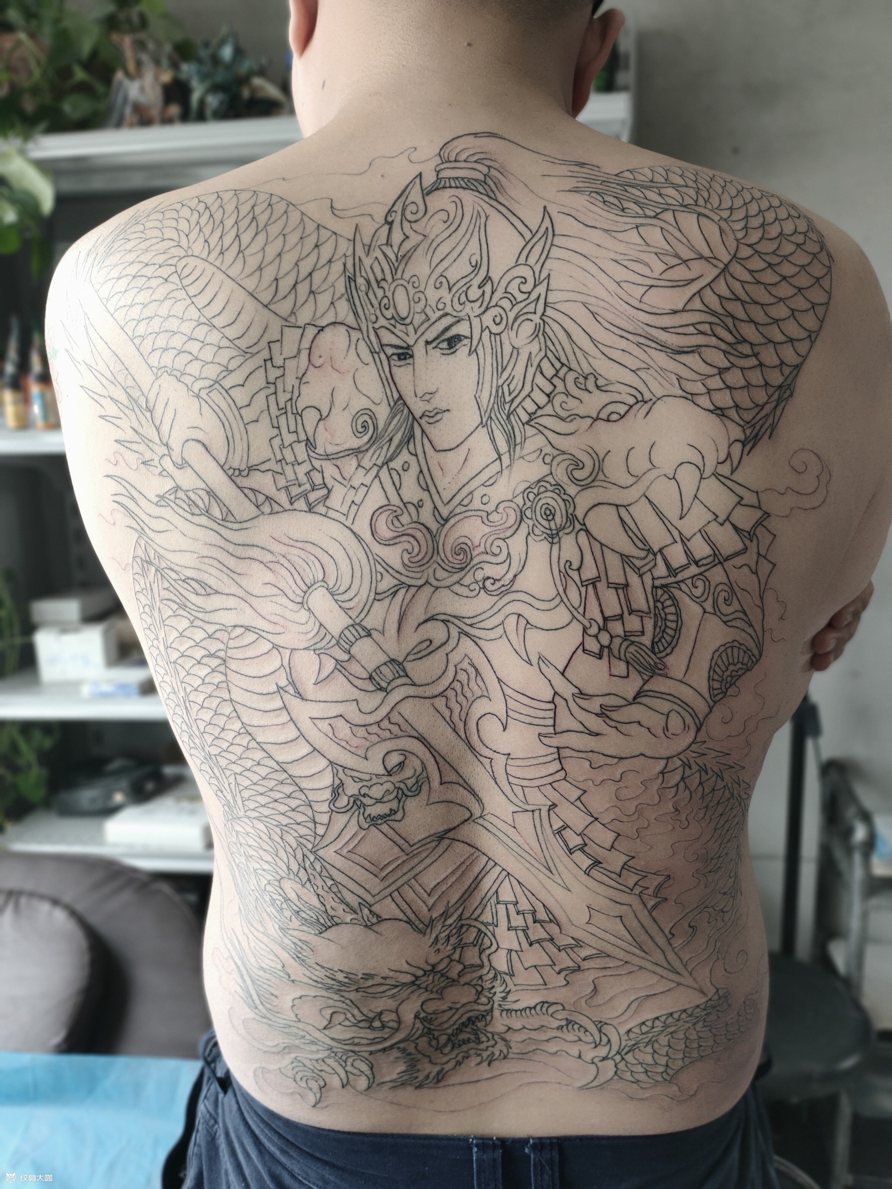 马超_纹身图案手稿图片_墨刑的纹身作品集