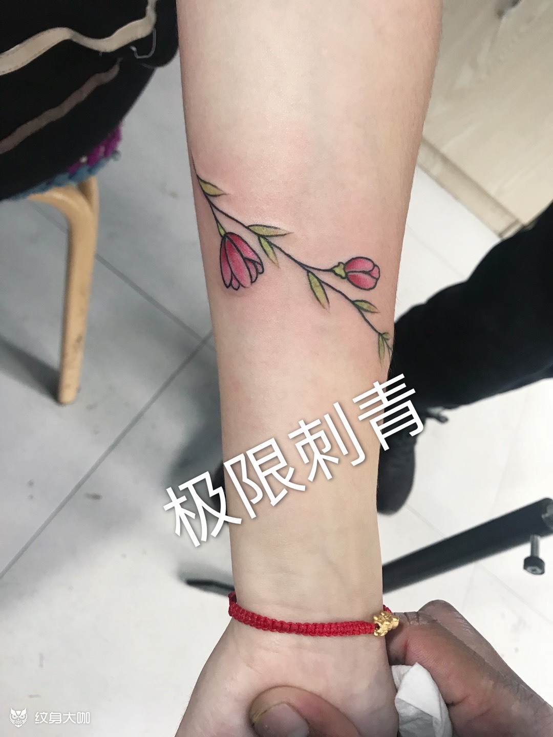 花藤_纹身图案手稿图片_王龙的纹身作品集