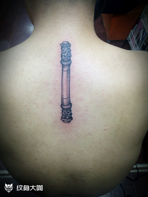 定海神针 _纹身图案手稿图片_一帆的纹身作品集