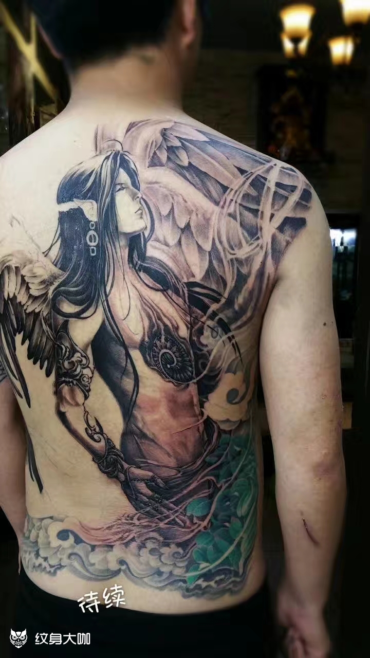 六翼天使遮盖修改添加 《六_纹身吧社区 - 纹身大咖