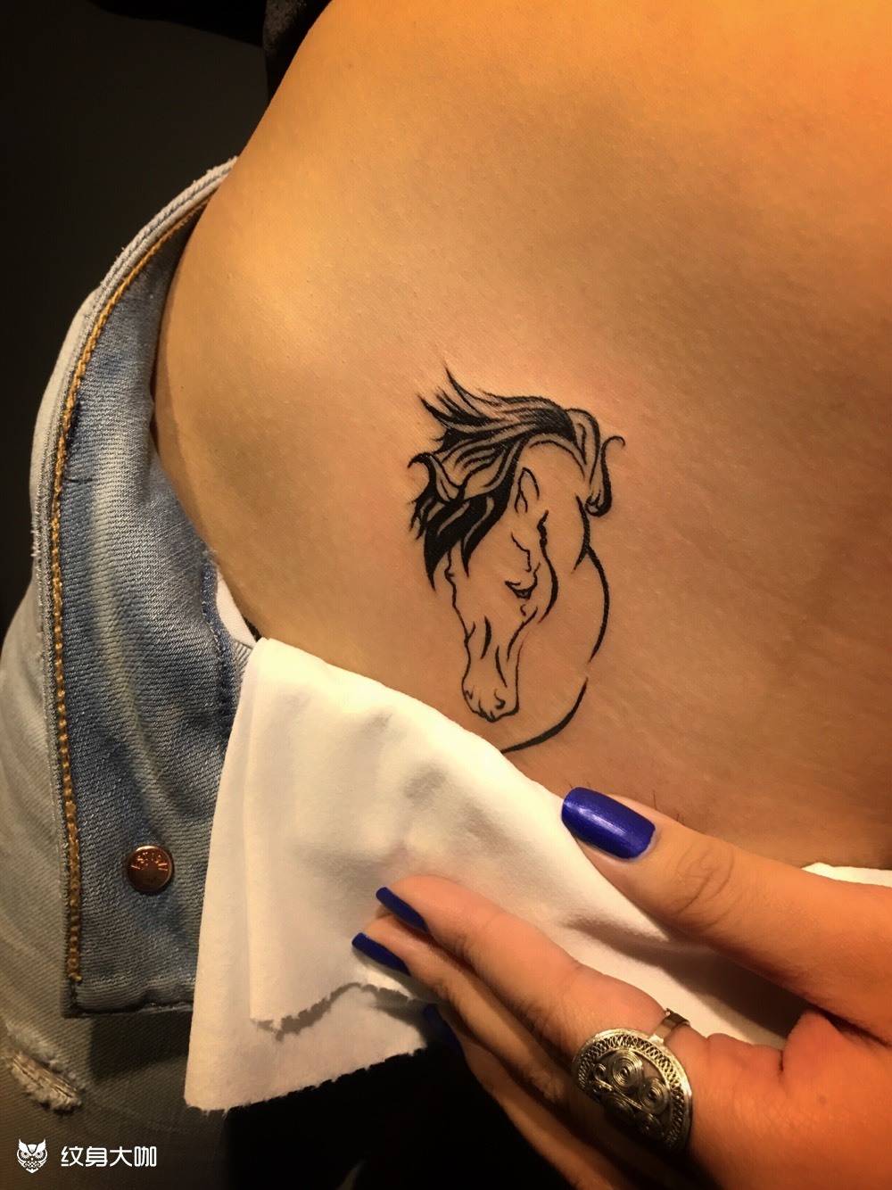 小马_纹身图案手稿图片_杜乐的纹身作品集