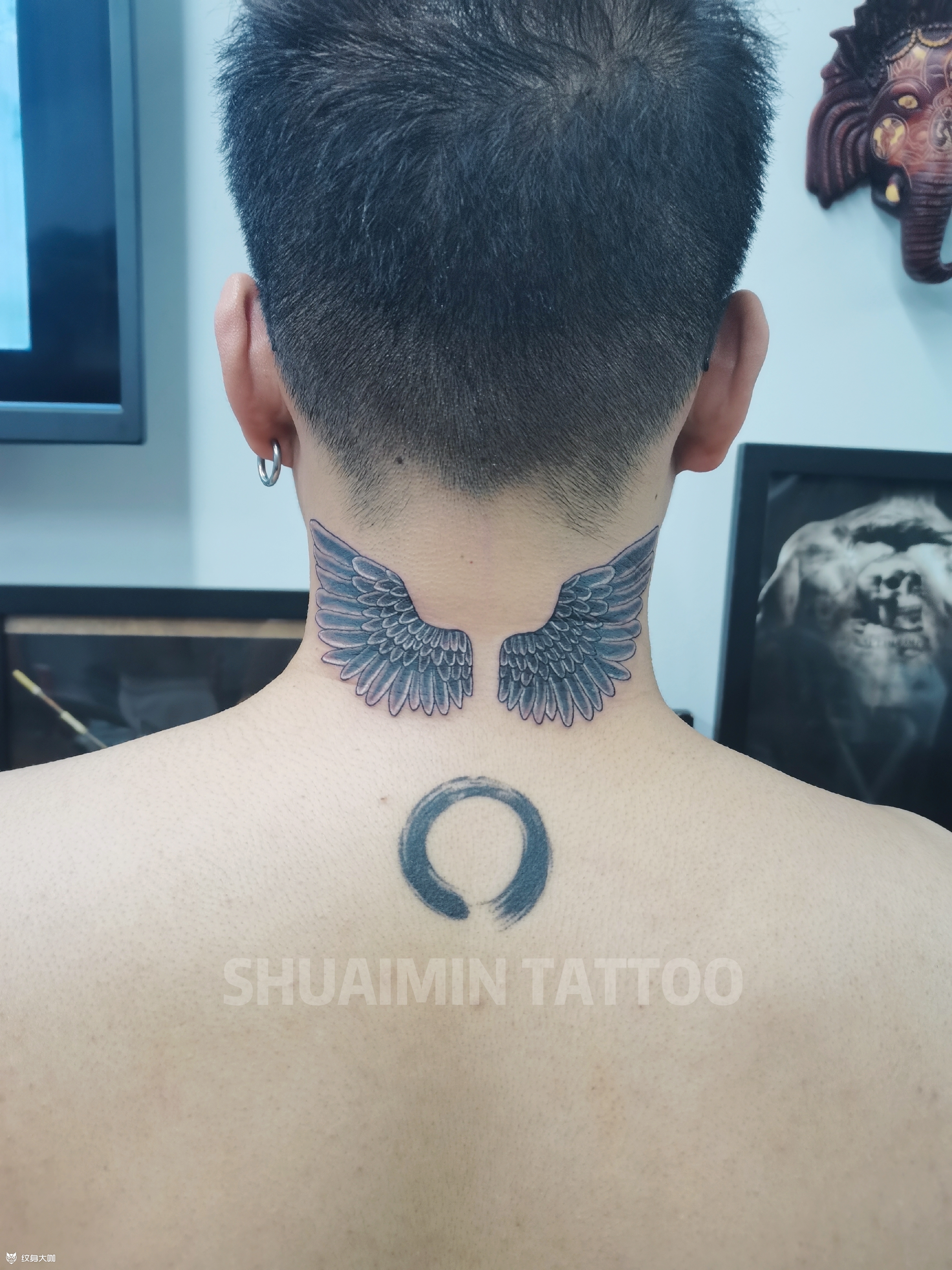 贾斯丁比伯同款翅膀纹身