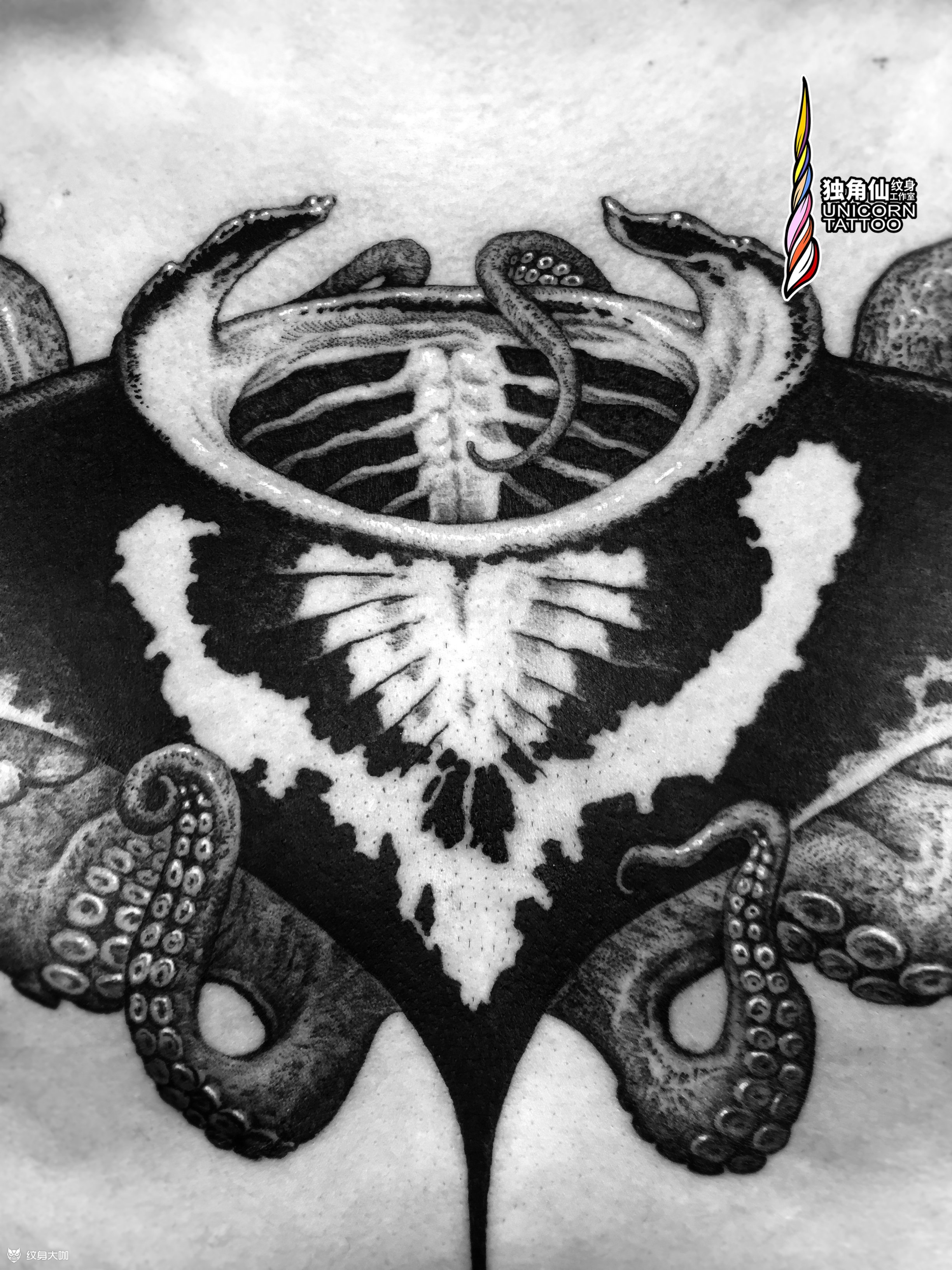 魔鬼鱼77章鱼原创设计魔鬼鱼_纹身吧社区 - 纹身大咖