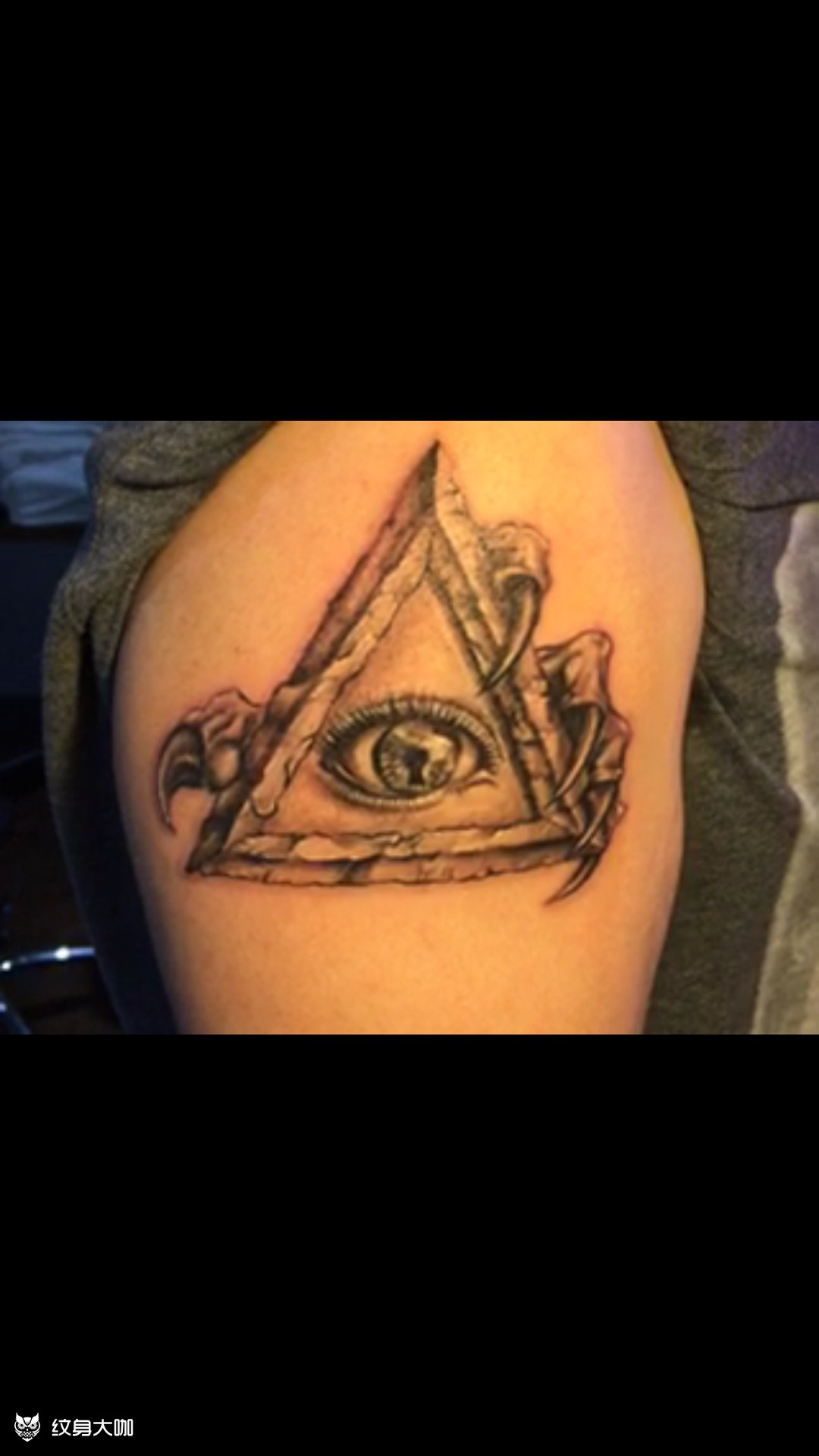 全知之眼_纹身图案手稿图片_大飞的纹身作品集