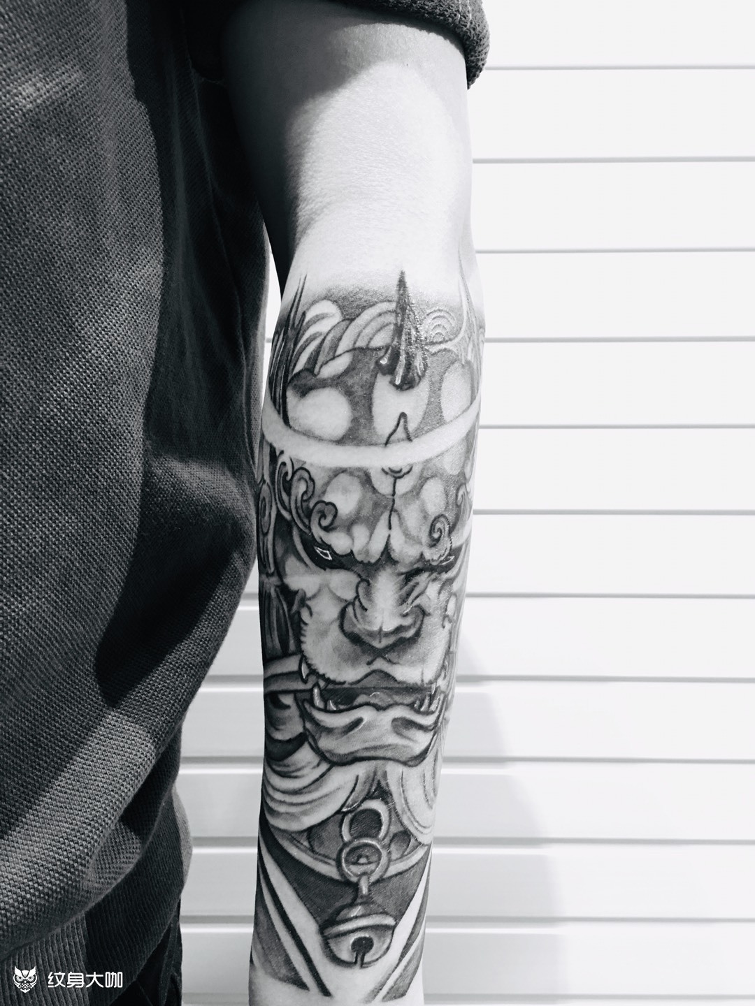 唐狮子_纹身图案手稿图片_羿然的纹身作品集