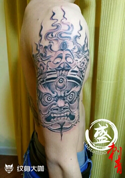 无上手稿_纹身图案手稿图片_陈斌斌的纹身作品集