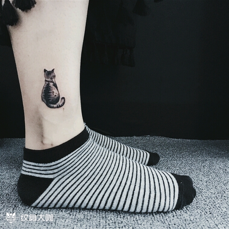 小猫_纹身图案手稿图片_邓杰兴的纹身作品集