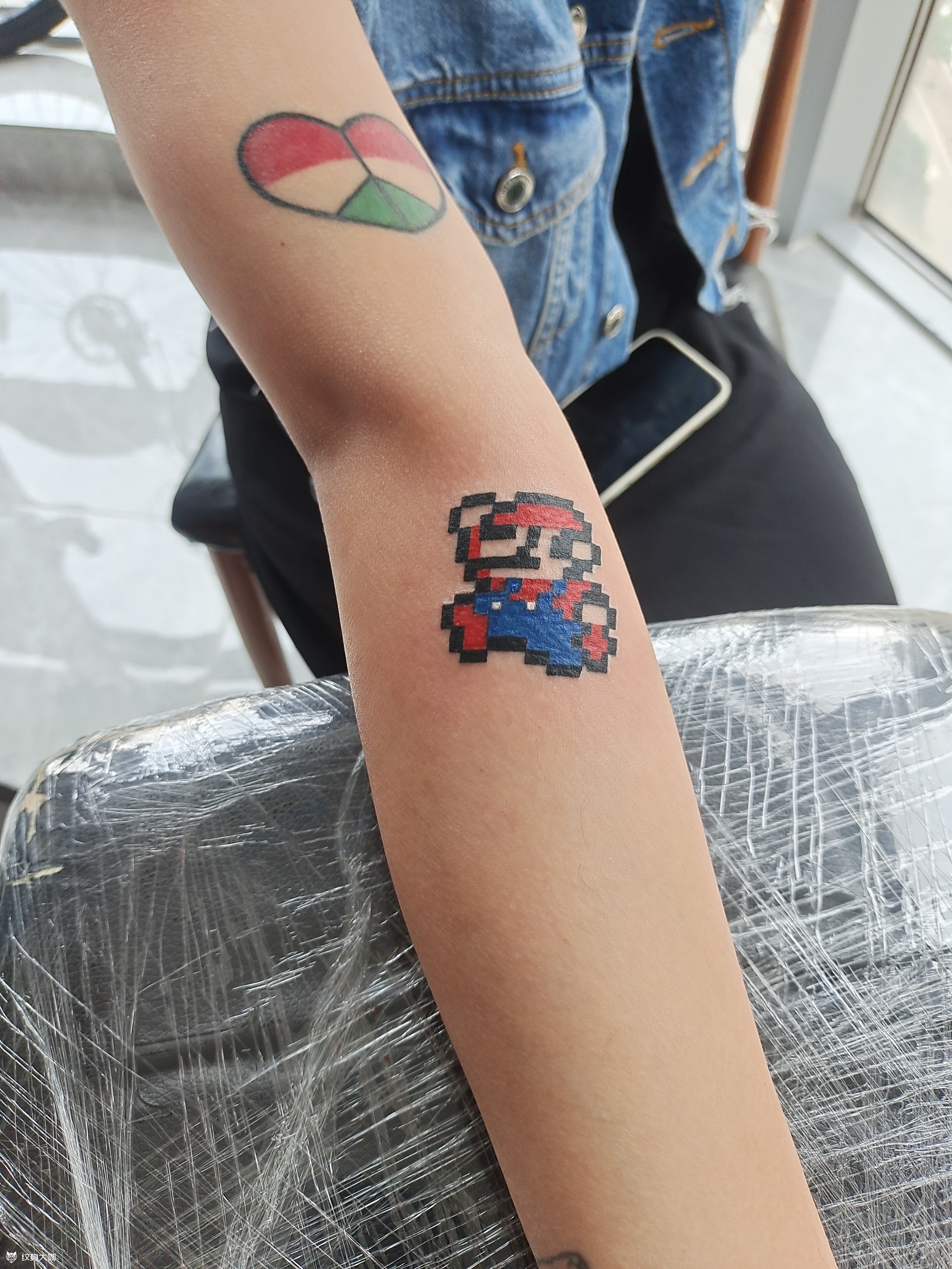 超级玛丽_纹身图案手稿图片_赵斌的纹身作品集