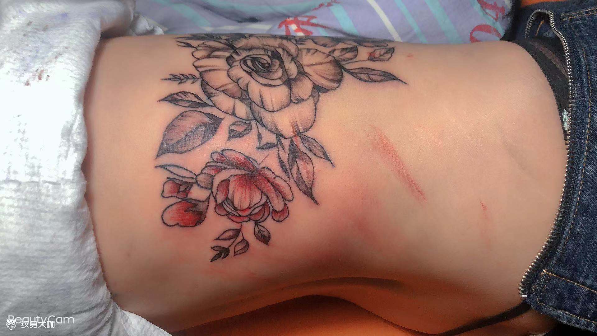 腹花_纹身图案手稿图片_青风的纹身作品集