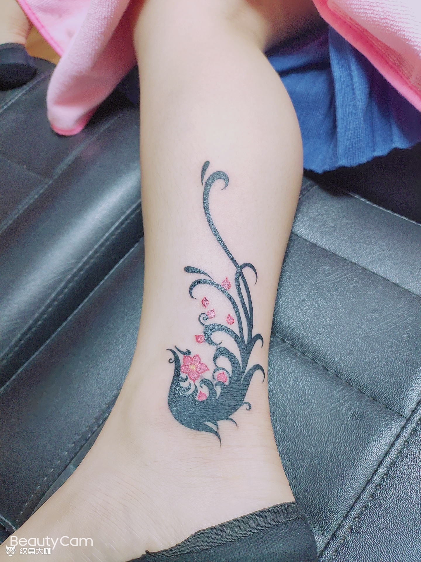 图腾凤凰_纹身图案手稿图片_王东的纹身作品集