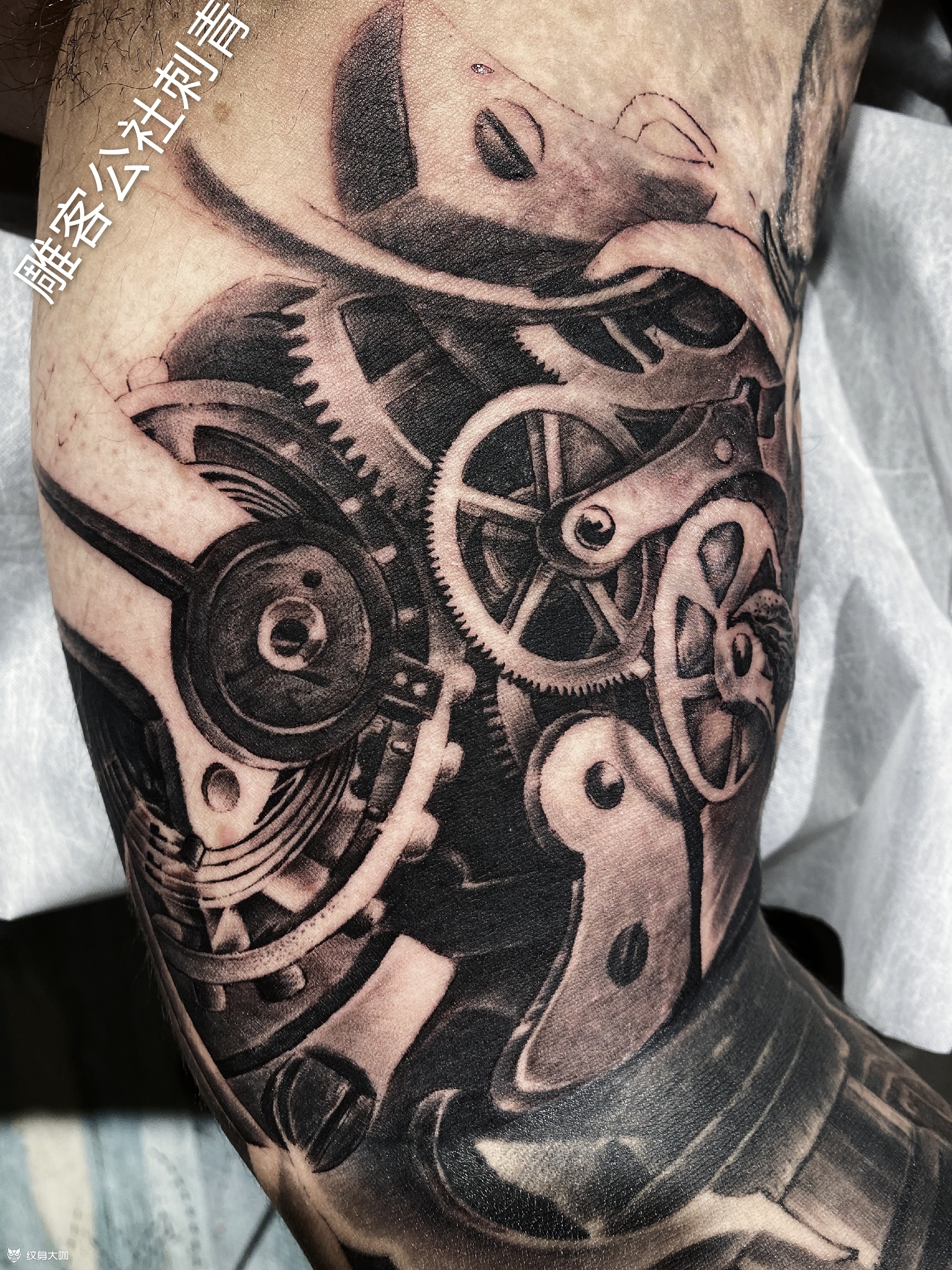 机械臂_纹身图案手稿图片_赵亚涛的纹身作品集