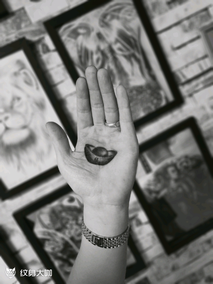 金元宝_纹身图案手稿图片_宝鸡柒号的纹身作品集