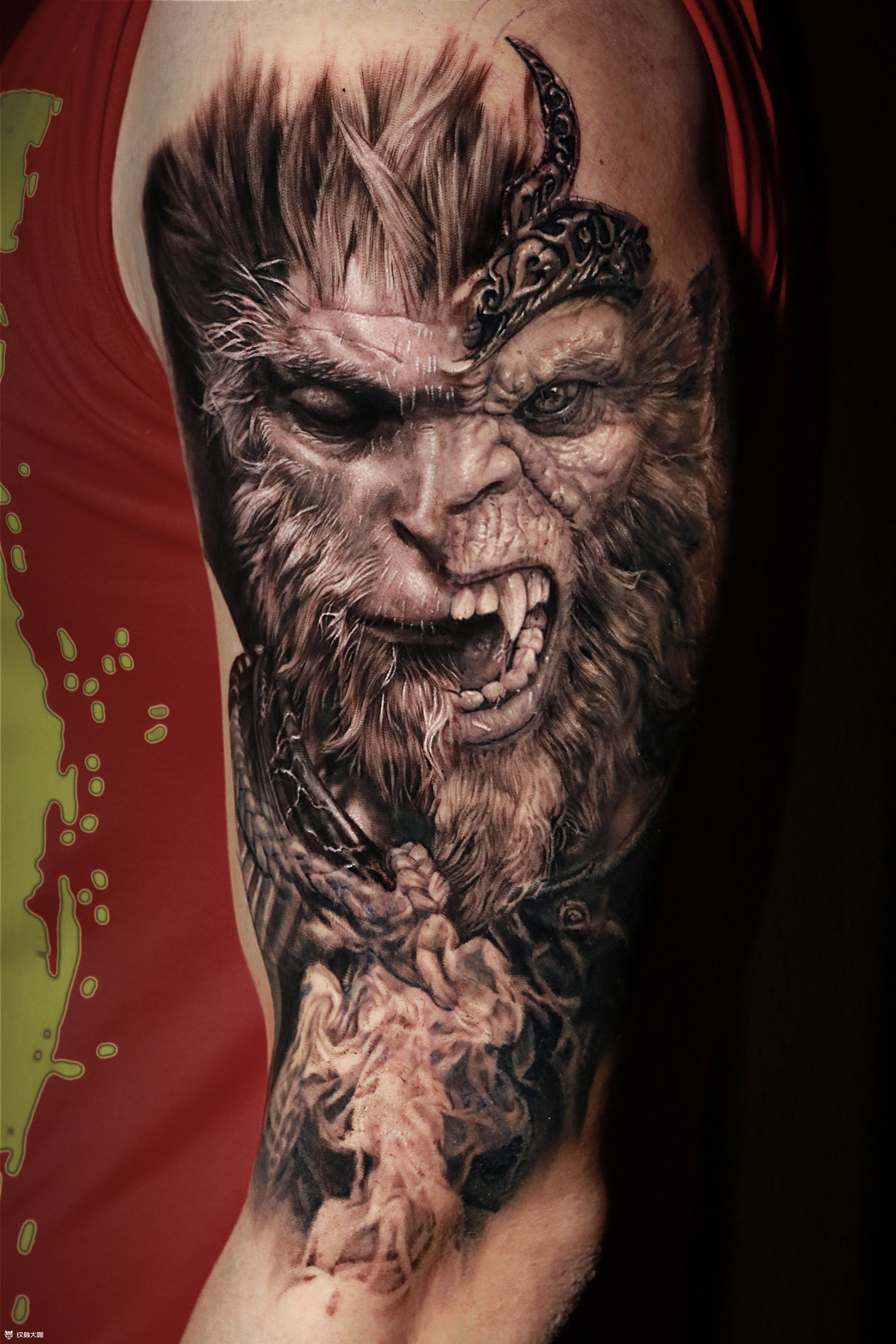 半魔半佛·斗战胜佛亦是齐天大圣_纹身吧社区 - 纹身大咖