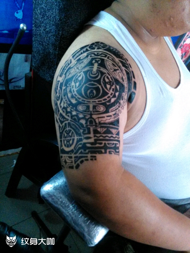 玛雅图腾_纹身图案手稿图片_呵呵的纹身作品集