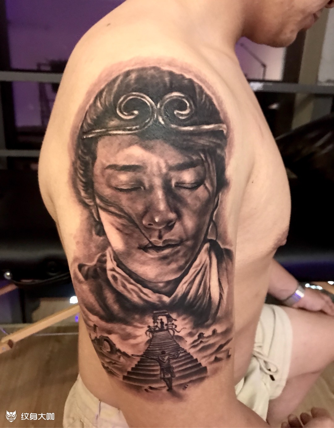 至尊宝_纹身图案手稿图片_焦艳丽的纹身作品集