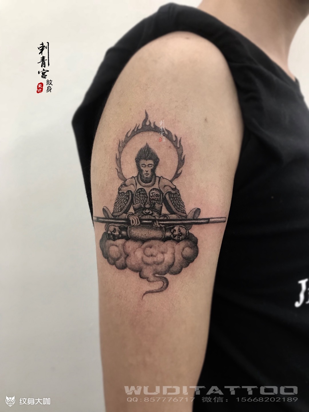 静_纹身图案手稿图片_吴迪的纹身作品集