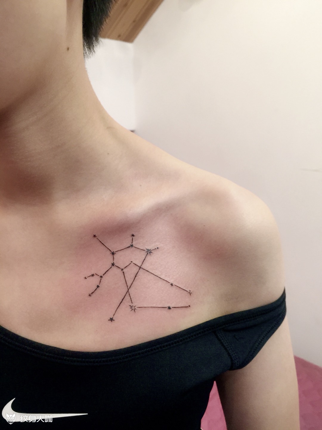 射手星图_纹身图案手稿图片_长沙ck纹身联盟的纹身作品集