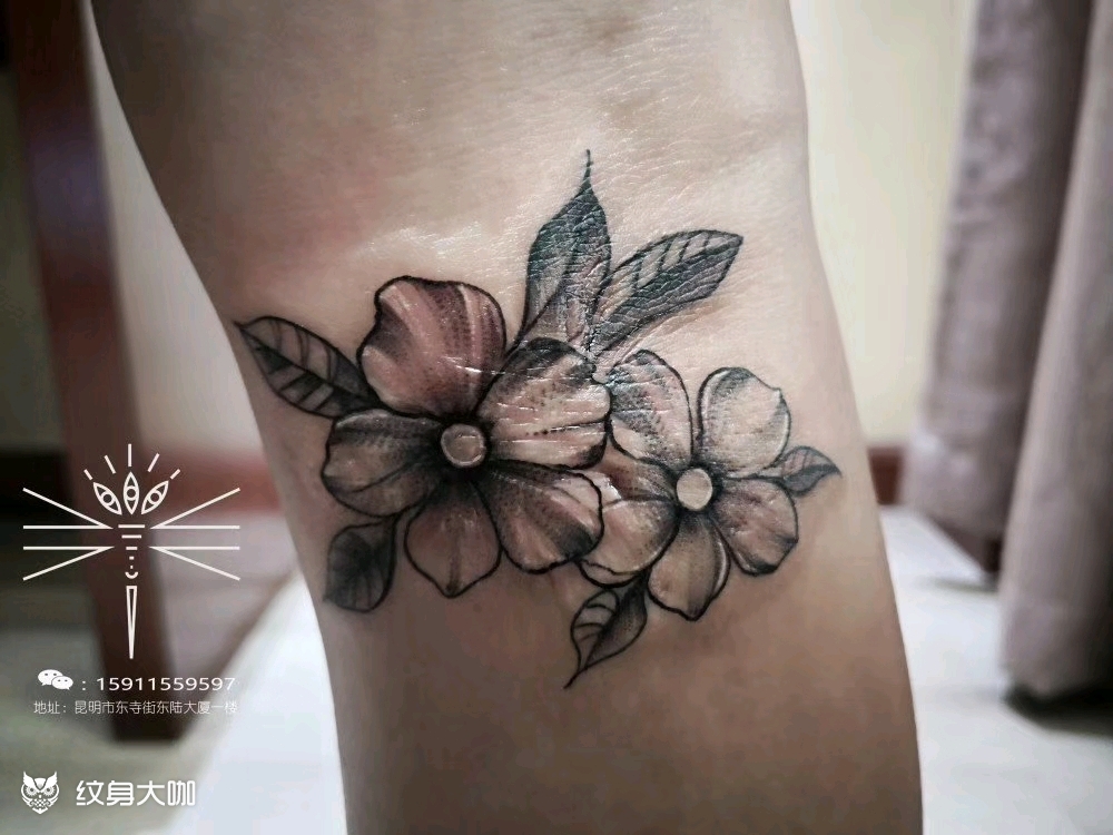 遮盖伤疤_纹身图案手稿图片_baobao的纹身作品集