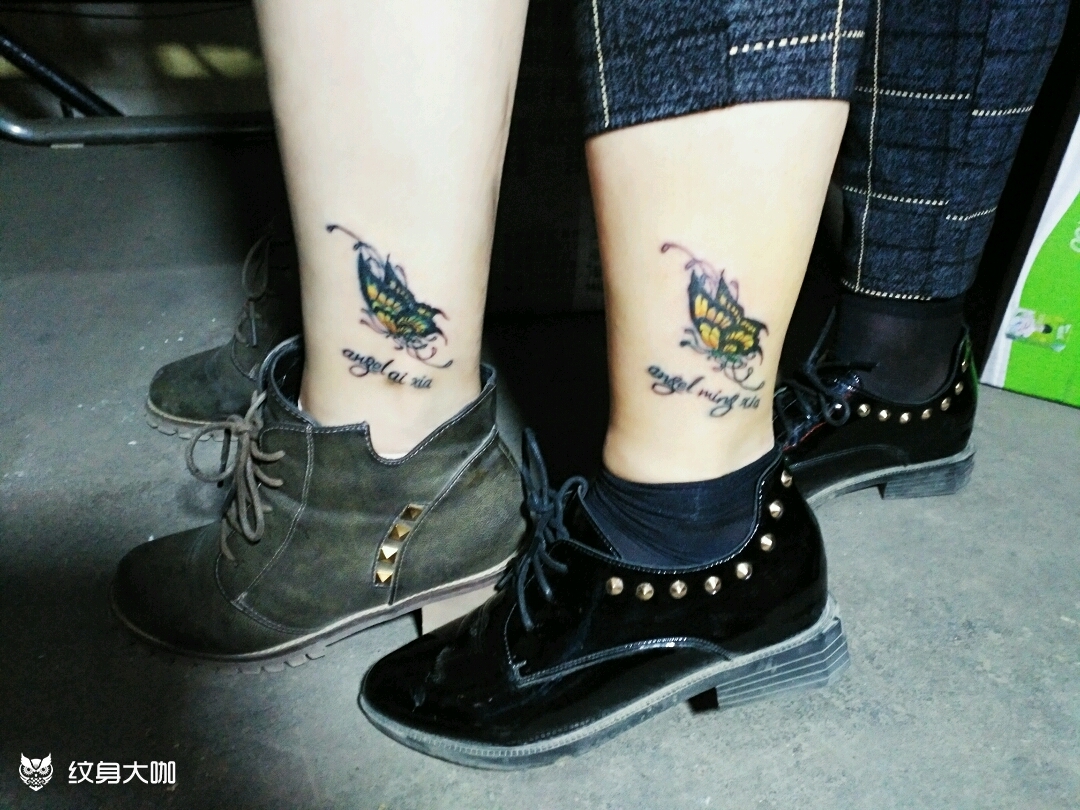 情侣_纹身图案手稿图片_刘莉的纹身作品集