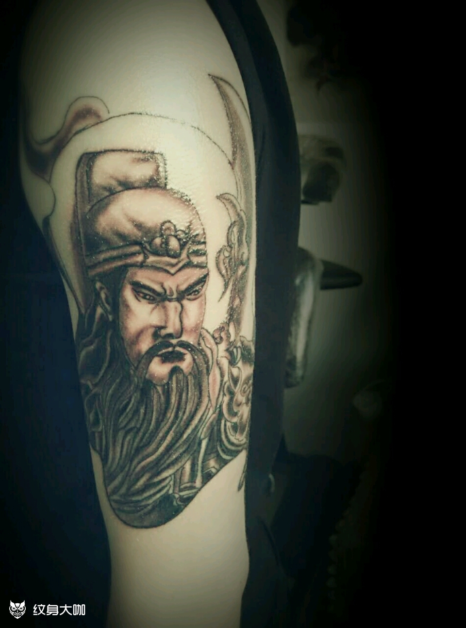 关公_纹身图案手稿图片_小卢的纹身作品集