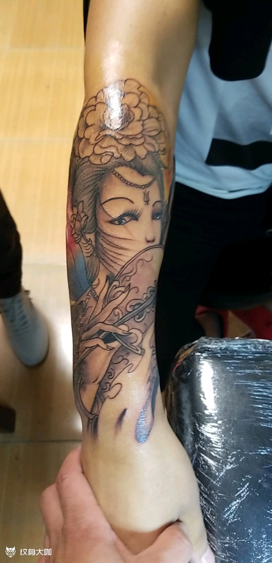 虞姬_纹身图案手稿图片_刺客小周的纹身作品集