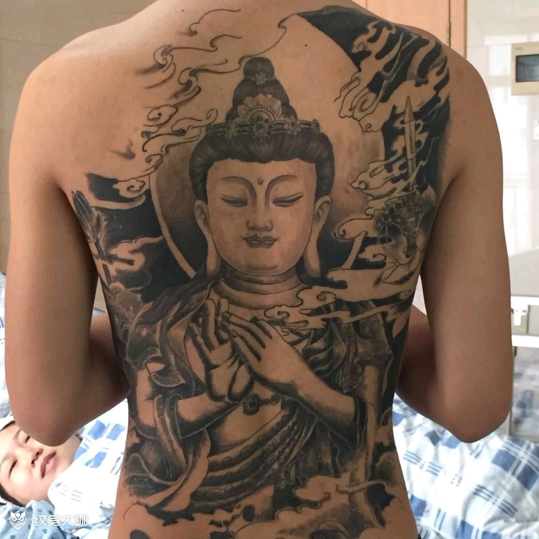 满背菩提_纹身图案手稿图片_格调的纹身作品集