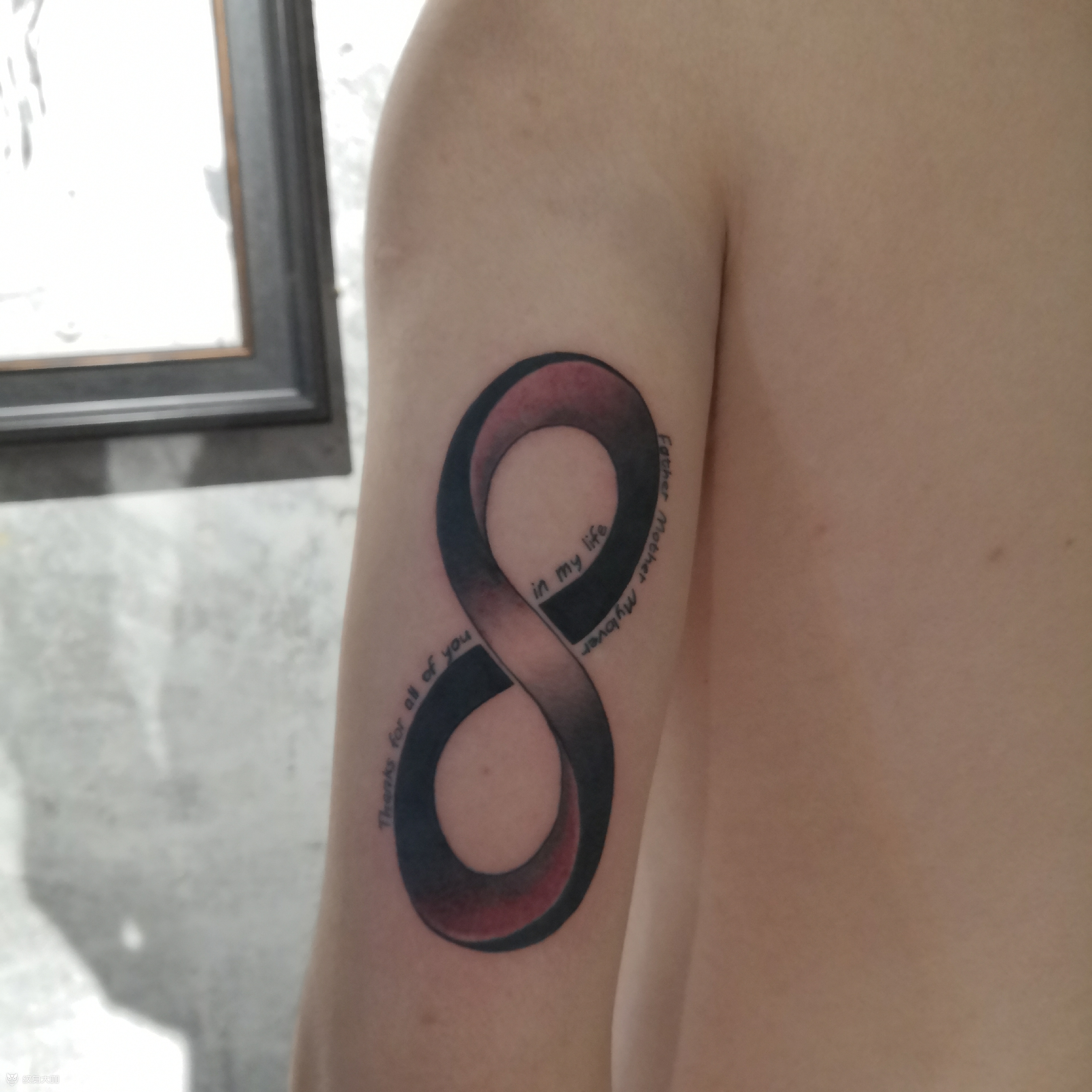 莫比乌斯环_纹身图案手稿图片_二目的纹身作品集