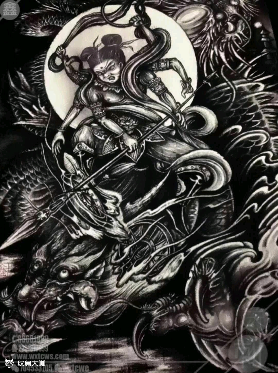 哪吒_纹身吧社区 - 纹身大咖