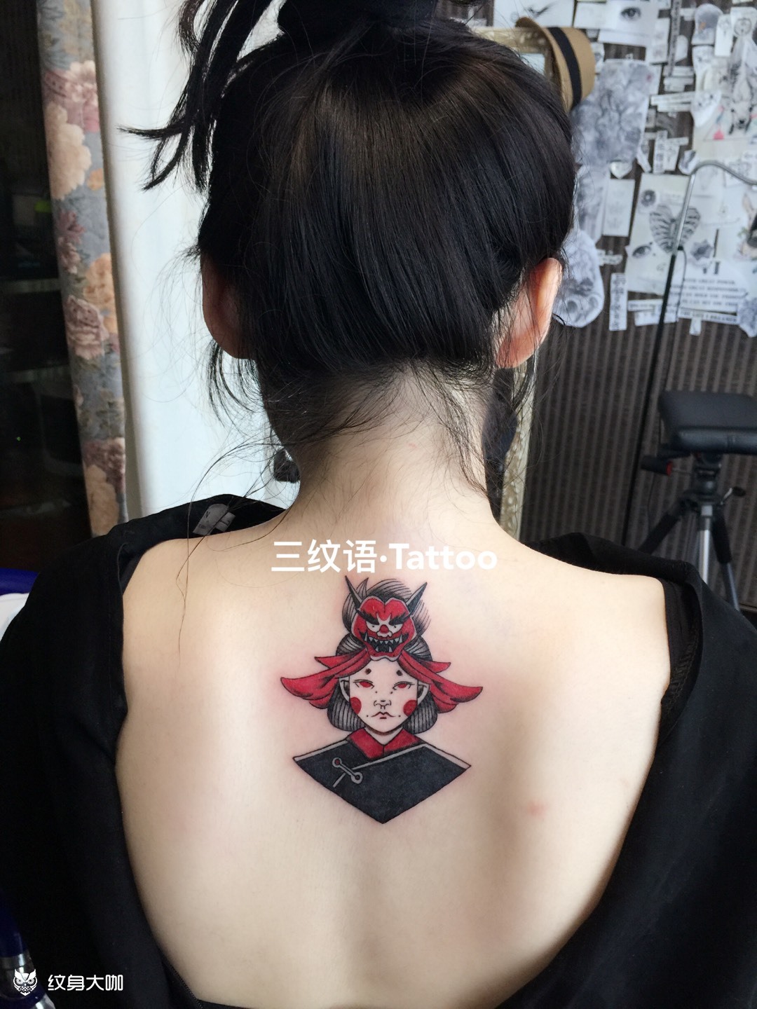 鬼新娘_纹身图案手稿图片_董小姐的纹身作品集