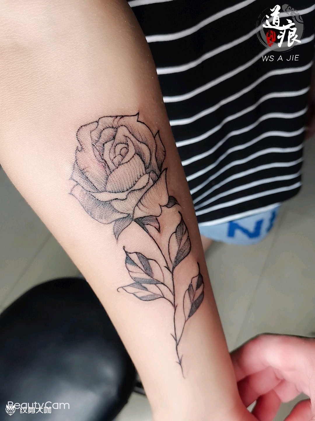 美感素花_纹身图案手稿图片_魅之绣的纹身作品集