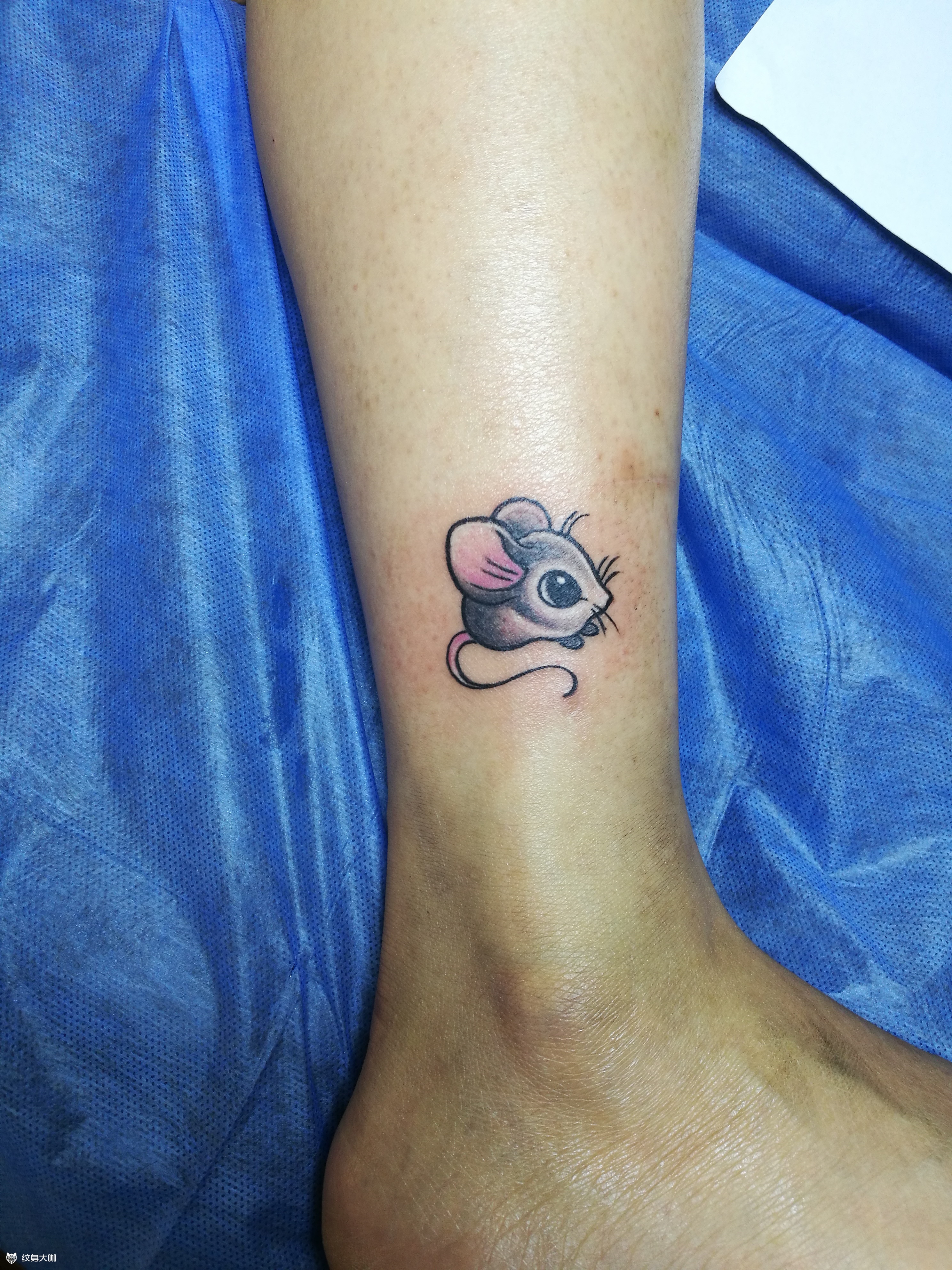 小耗子_纹身图案手稿图片_老墨的纹身作品集