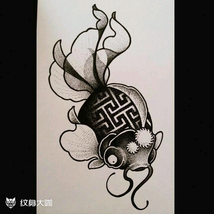 手稿小鱼_纹身吧社区 - 纹身大咖