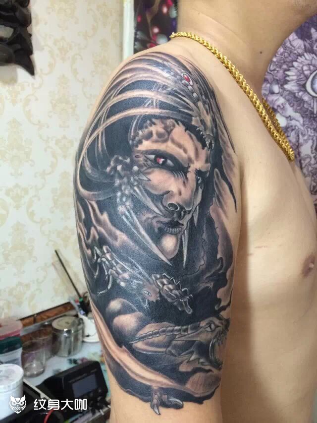 欧美_纹身图案手稿图片_张飞的纹身作品集