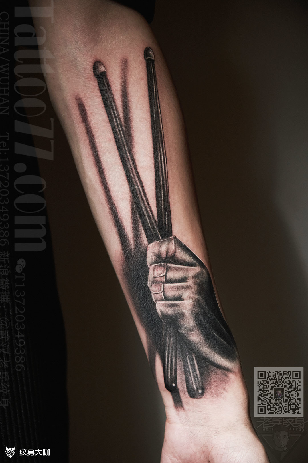 纹身图案手稿图片_兵哥的纹身作品集