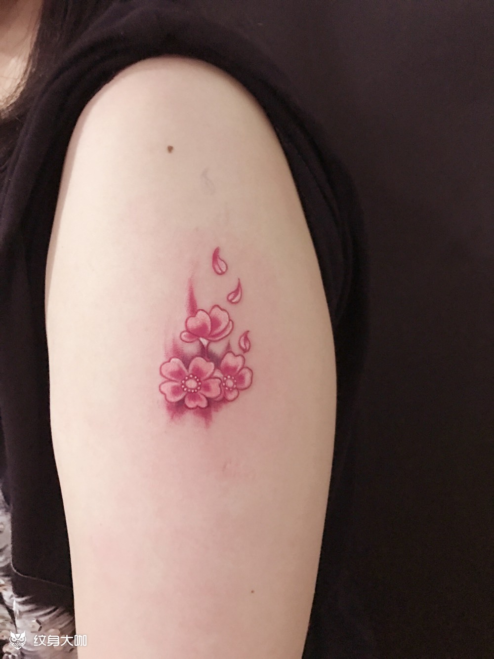 小花_纹身图案手稿图片_绣女的纹身作品集