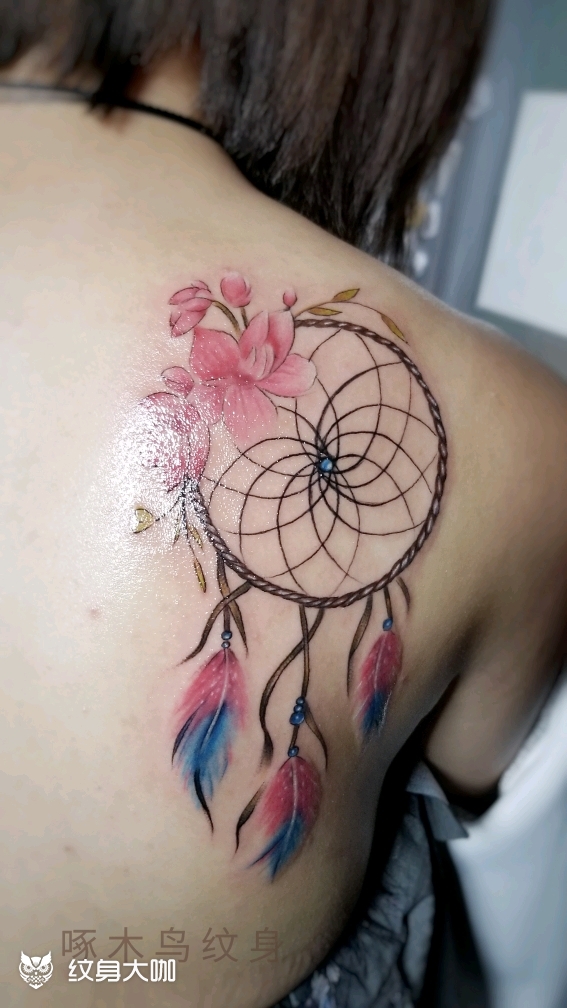 捕梦网_纹身图案手稿图片_千墨的纹身作品集