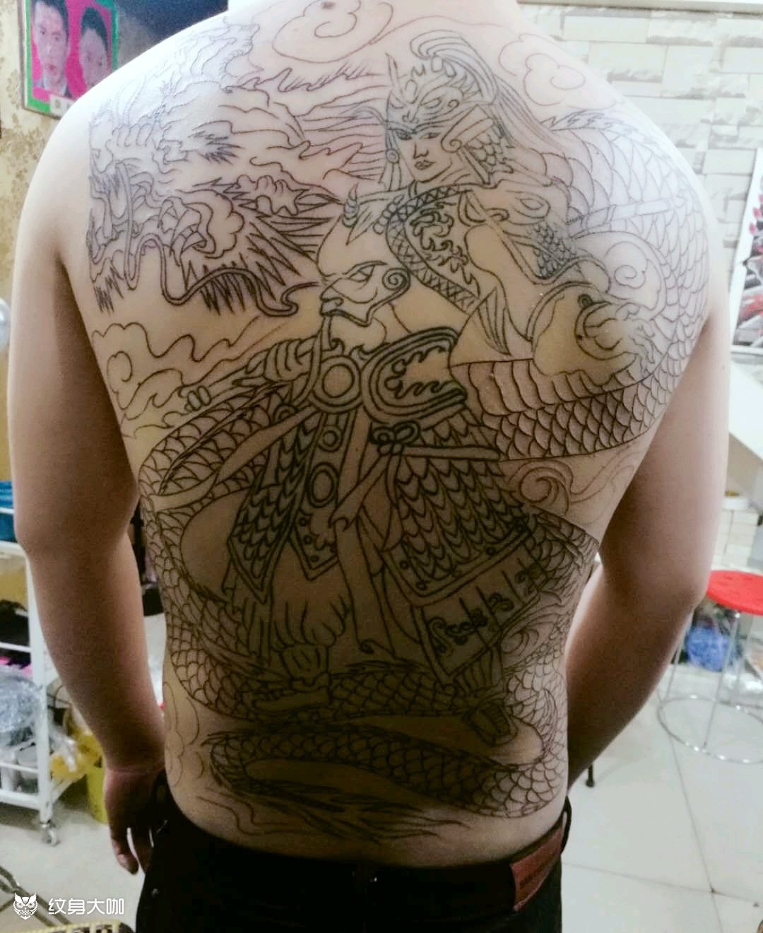 赵子龙_纹身图案手稿图片_飞扬阿德的纹身作品集