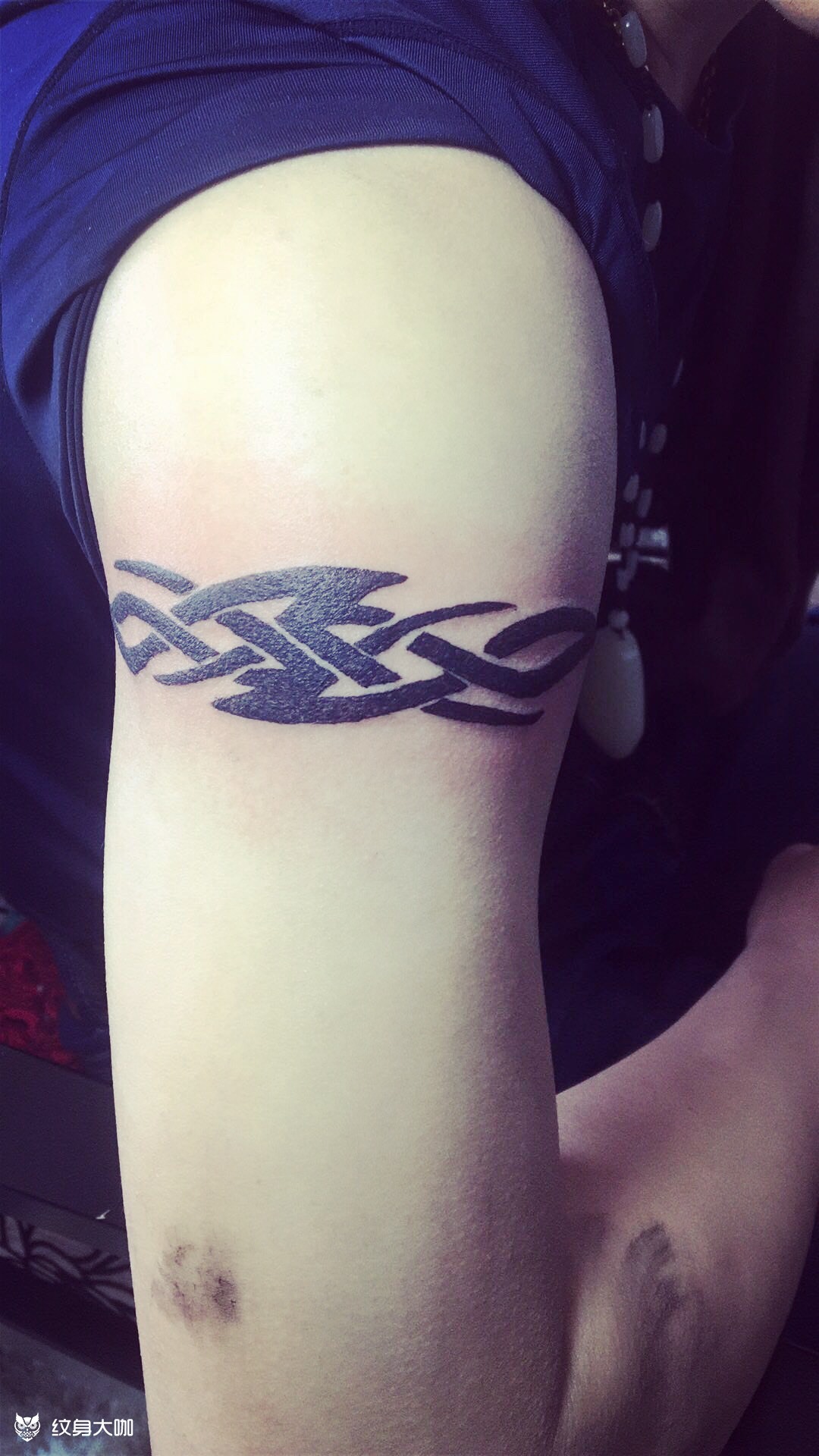 大臂图腾_纹身图案手稿图片_黄旭峰的纹身作品集