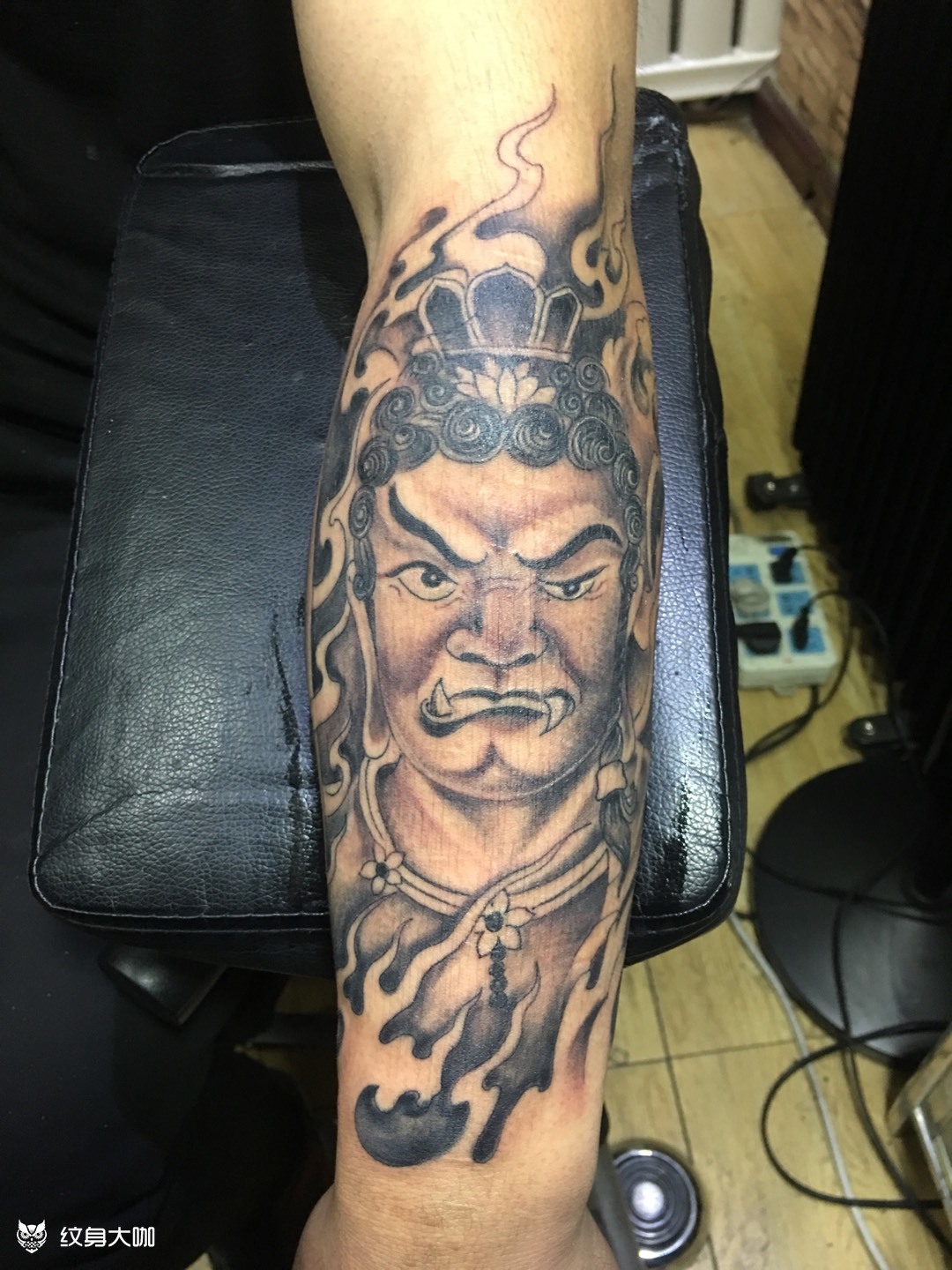 明王_纹身图案手稿图片_老三的纹身作品集