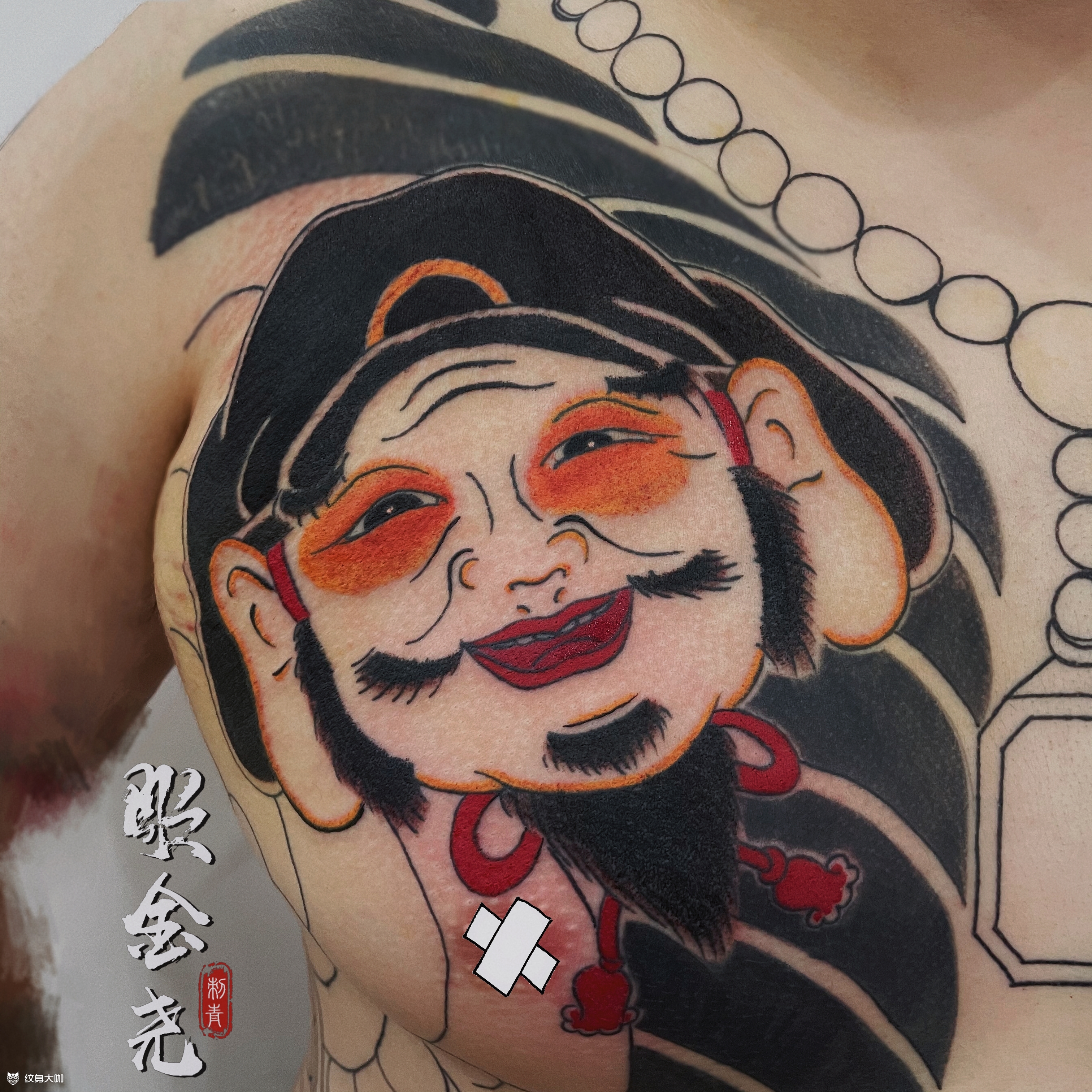 福神 大黑天_纹身图案手稿图片_雕金尧的纹身作品集