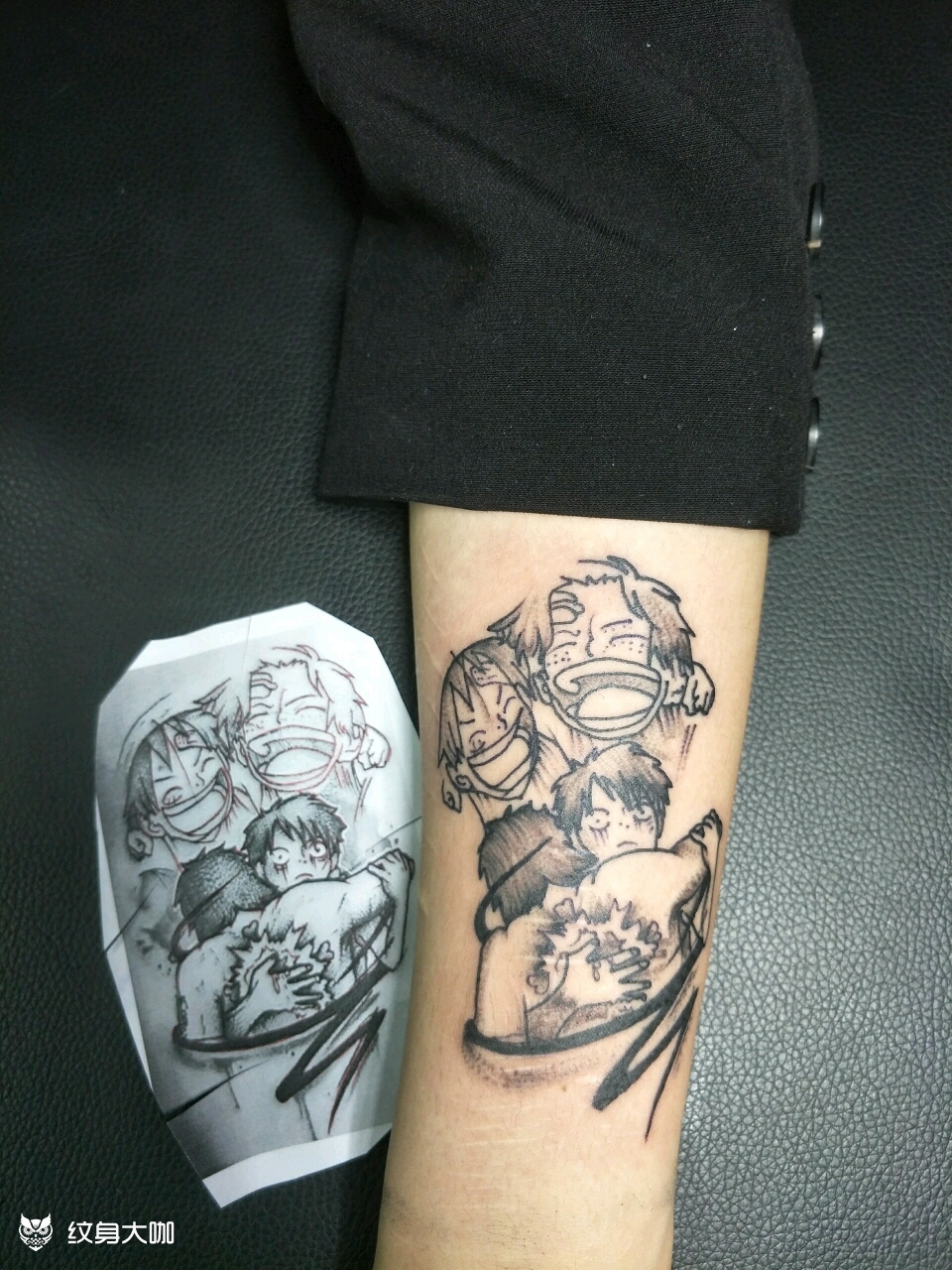 纹身图案手稿图片_海安小健的纹身作品集