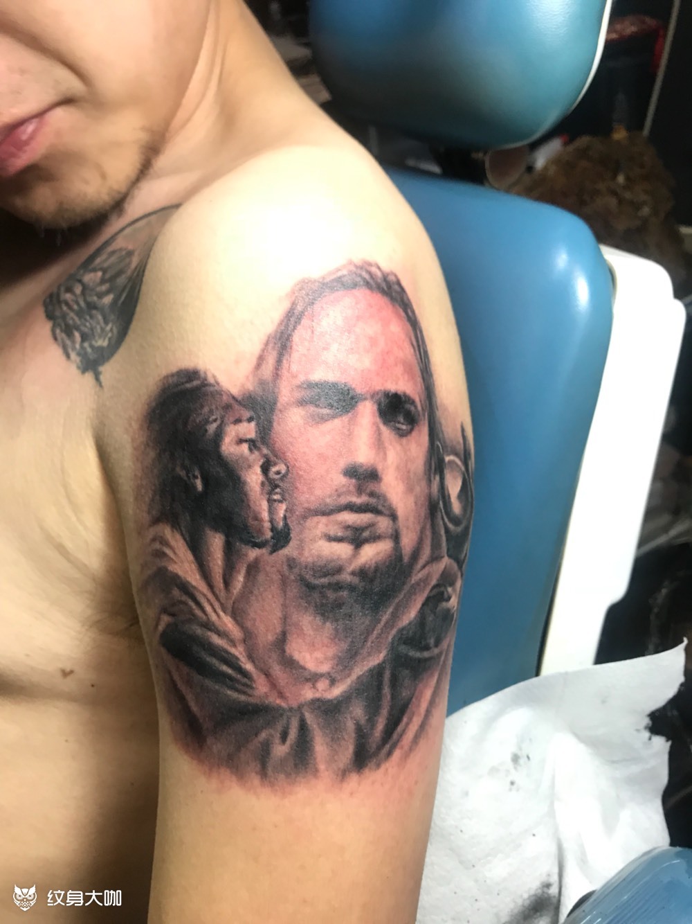 巴蒂斯图塔_纹身图案手稿图片_王月的纹身作品集