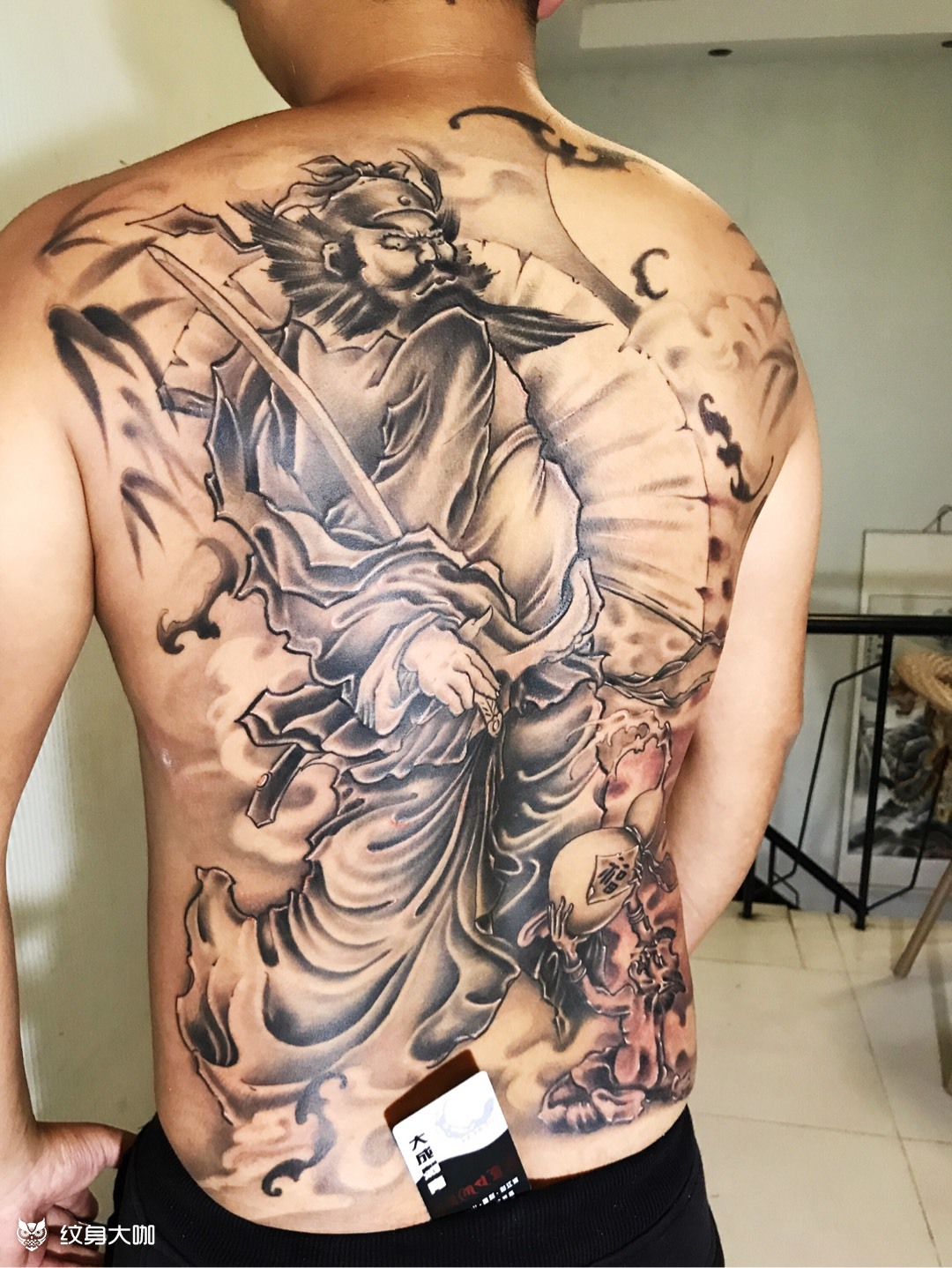 钟馗_纹身图案手稿图片_大成的纹身作品集