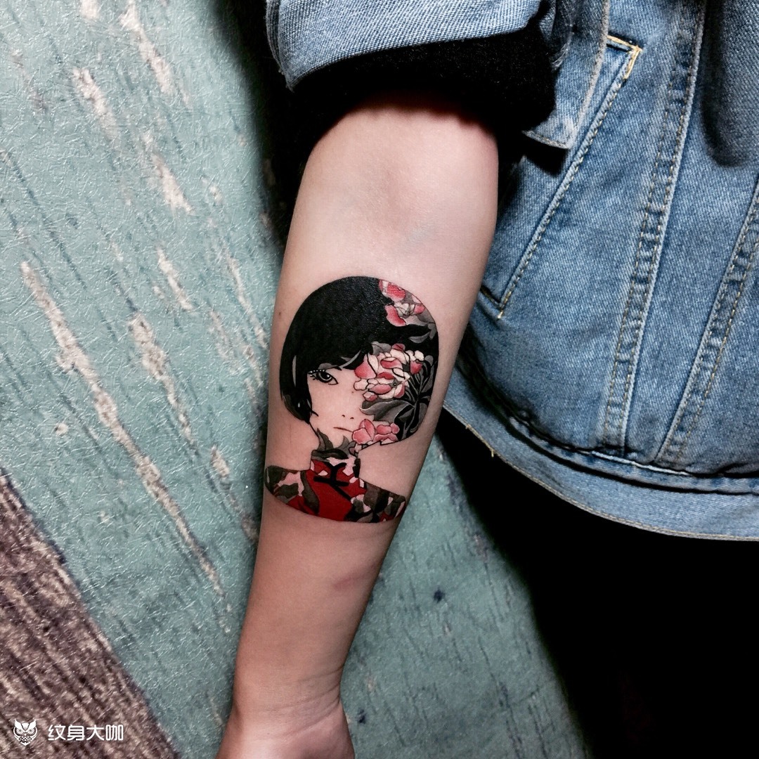 大鱼海棠纹身图图片