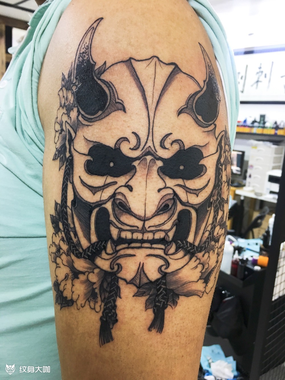 般若_纹身图案手稿图片_雕勇的纹身作品集