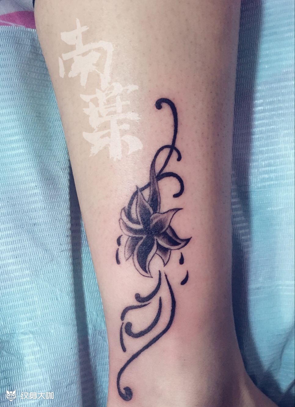 彼岸花_纹身图案手稿图片_旦鬼的纹身作品集