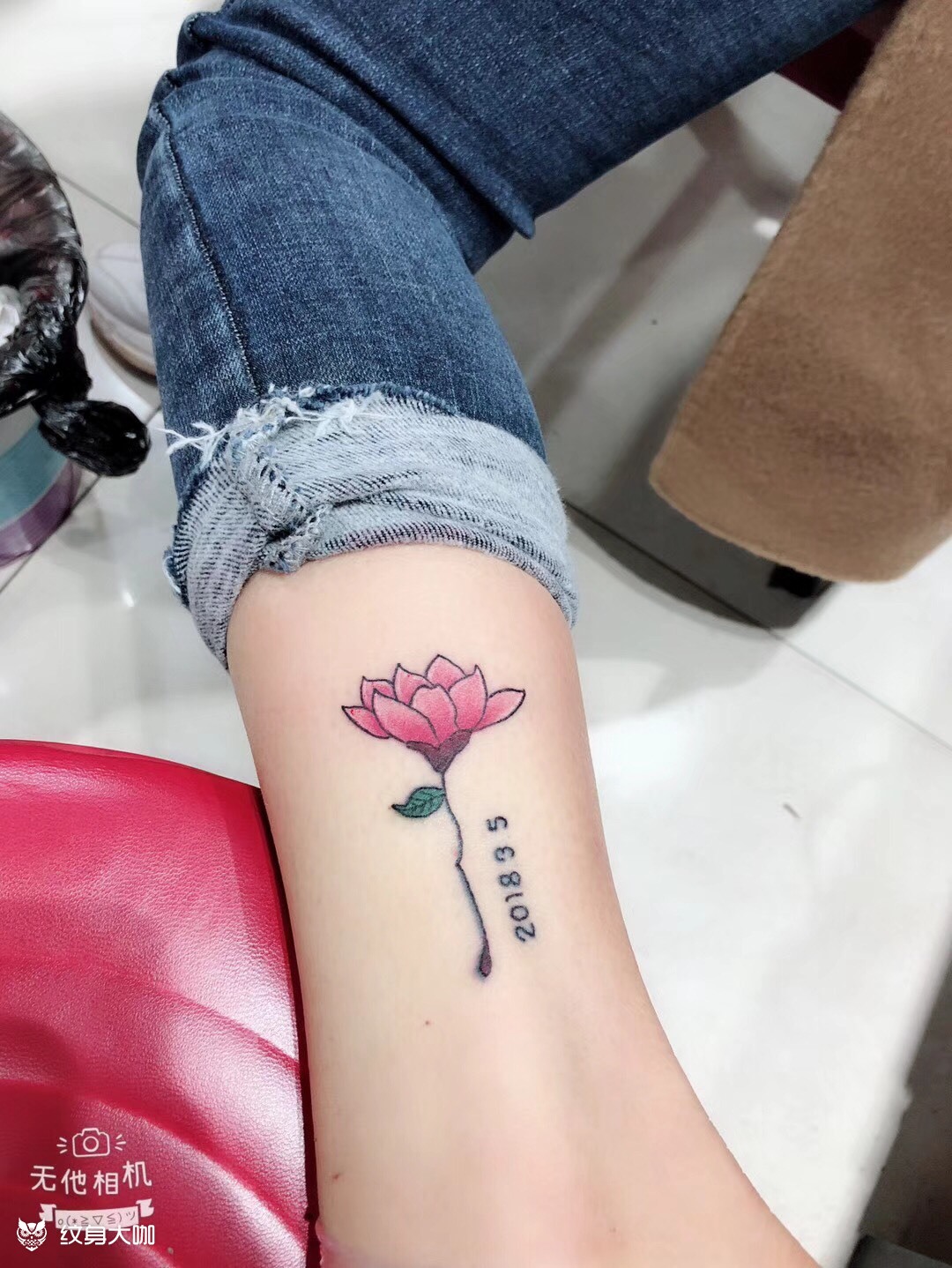 脚裸_纹身图案手稿图片_杜慧的纹身作品集